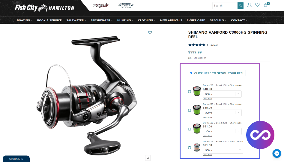 Fish city hamilton product page